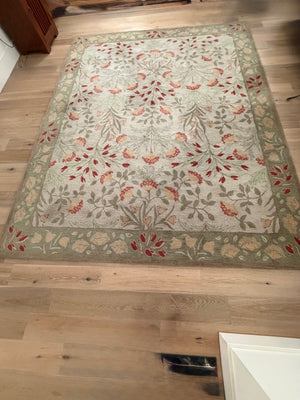 Pottery Barn Adeline Sage wool Rug
