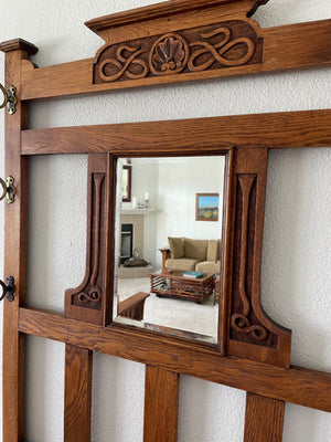 Wooden Hall Tree