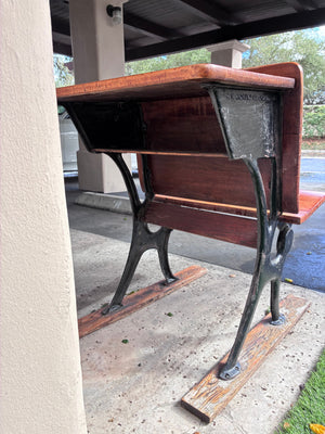 Antique School Desk