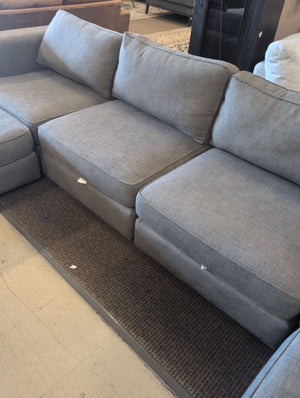 Restoration Hardware 4 Piece Sectional + 2 Ottomans