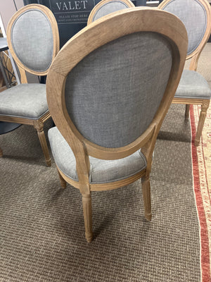 Restoration Hardware French Fabric Side Chairs (set of 4)
