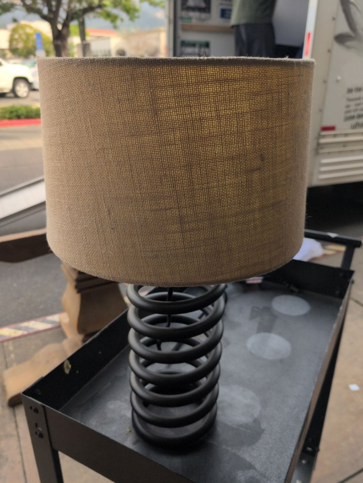 Rstoration Hardware Industrial Spring Lamp Base