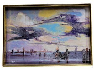 Max Canova Painting-Purple Sky