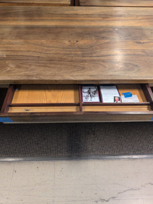 Waterfall Finger jointed Oak Desk