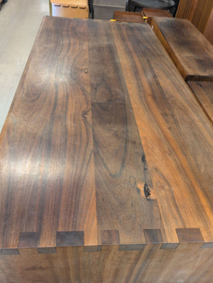 Waterfall Finger jointed Oak Desk