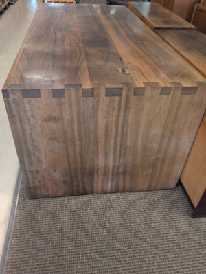 Waterfall Finger jointed Oak Desk