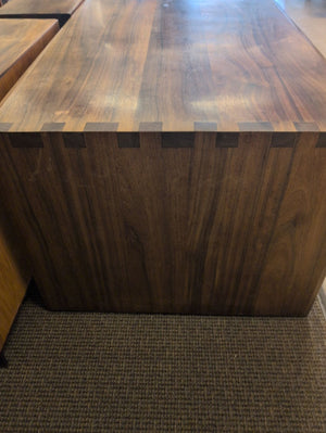 Waterfall Finger jointed Oak Desk