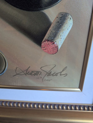 Sunflowers and Wine Framed Print edition dated 123/245 by Scott Jacobs