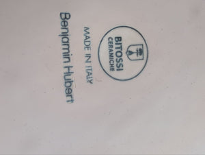 Bitossi Green Pink Vase