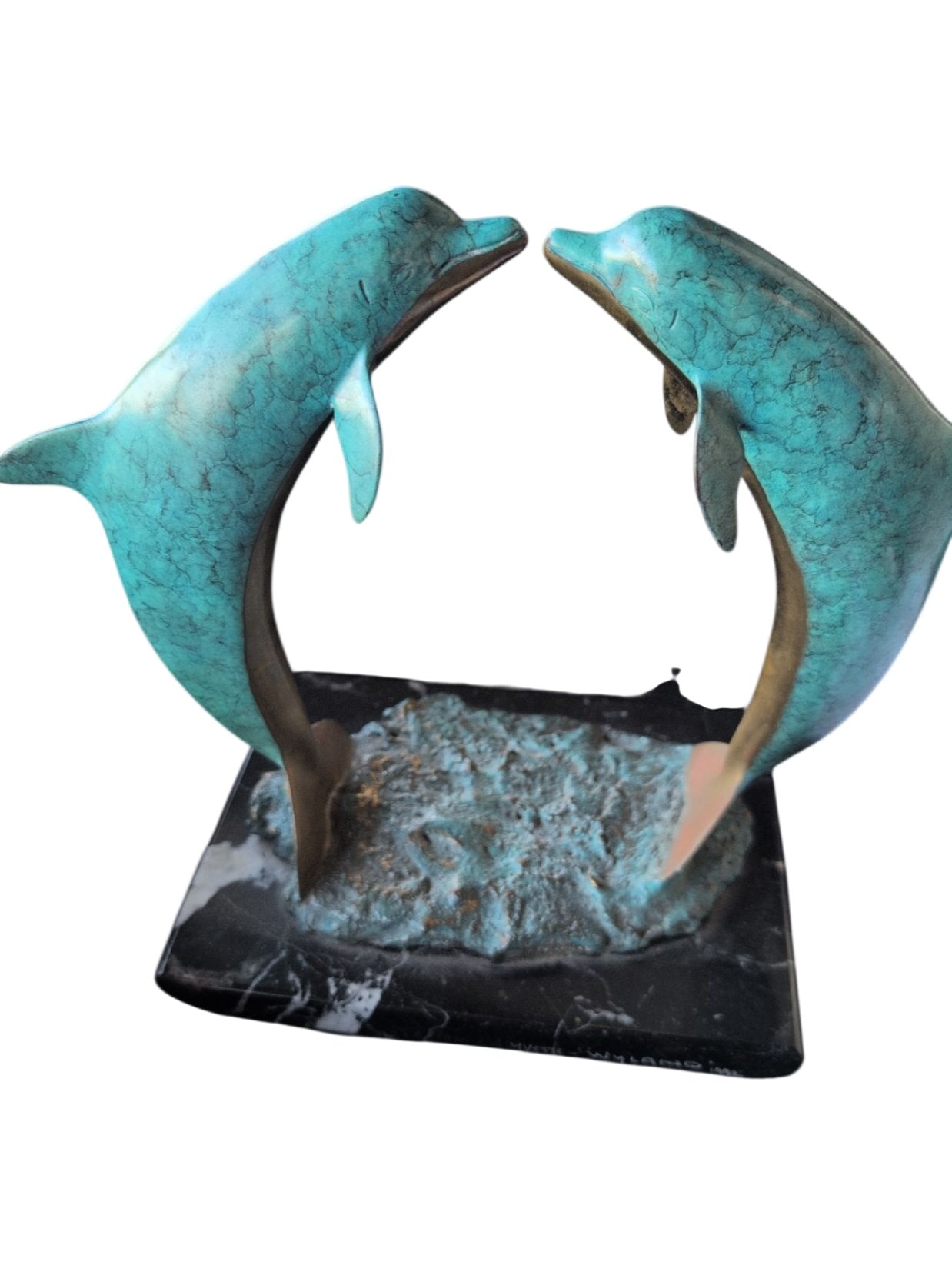 Wyland Dolphin Sculpture