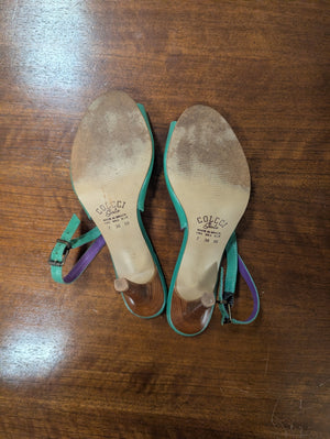 Colcci Shoes Sling Back Pumps Leather