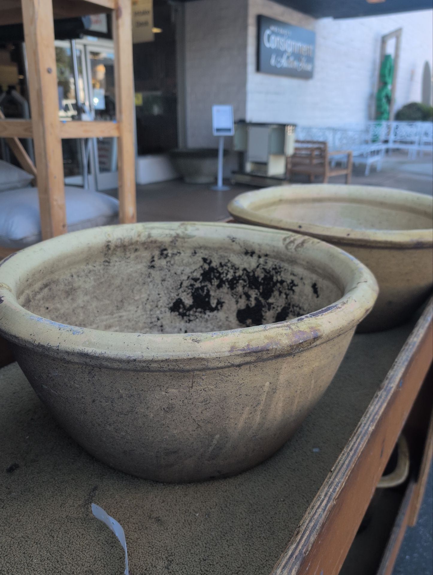 Yellow Terracotta Pot 21x10