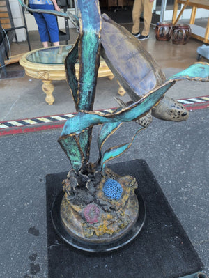 Charles Wambold Bronze Turtle Sculpture 39/299