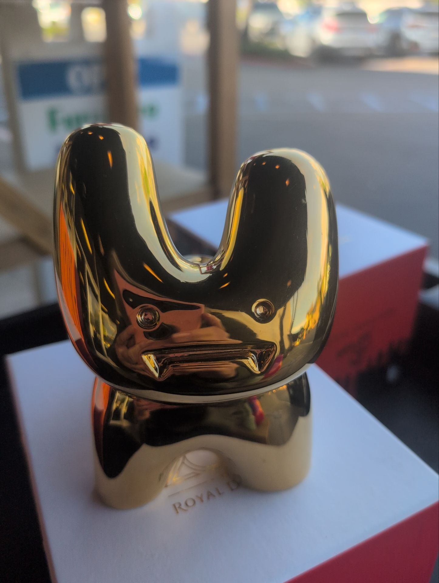 Royal Doulton Gold Bunny Signed
