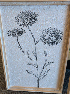 Pair Botanical Framed Art