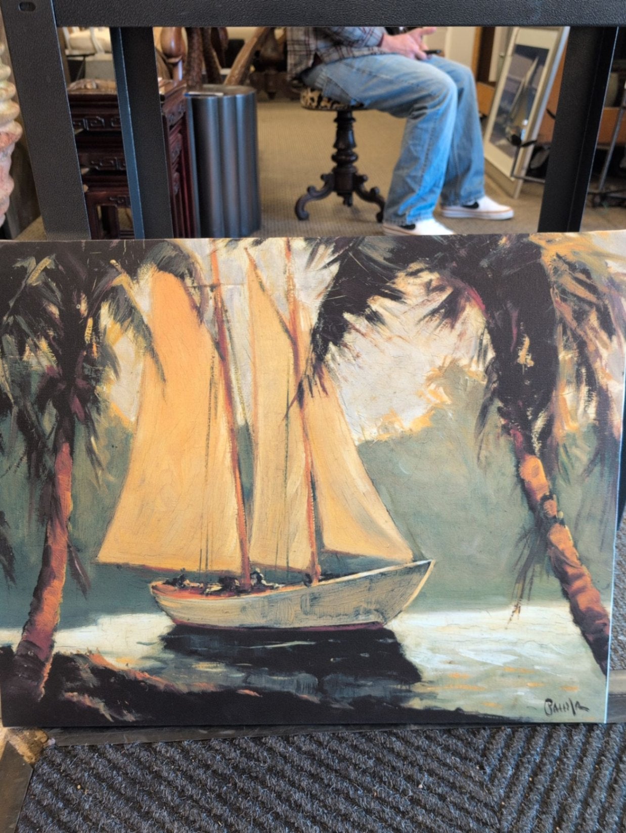 Sailboat Canvas Print