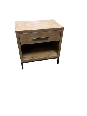 Pottery Barn Malcom 26" Nightstand Spruce Wood