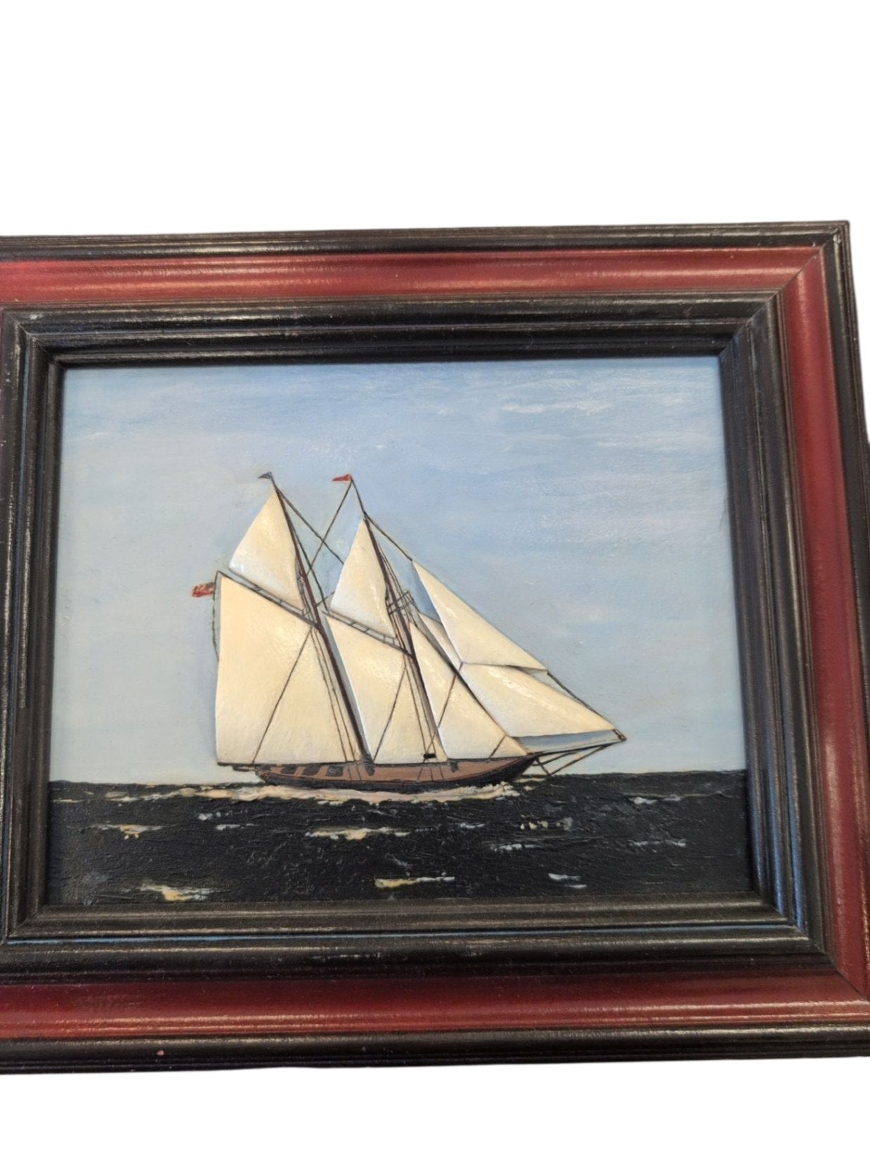 Ivory Sailboat Art Endeavor
