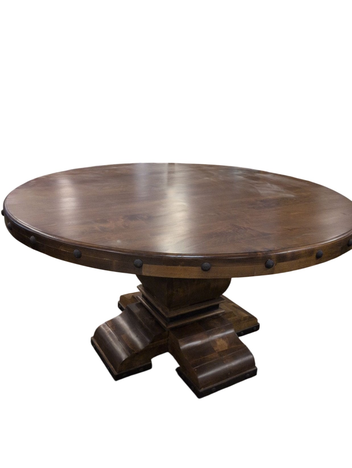 Round Pedestal Dining Table