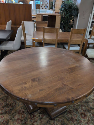 Round Pedestal Dining Table
