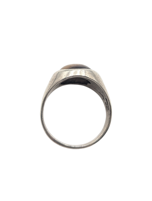 Ring Sterling Silver w/ Tigers Eye *small chip*