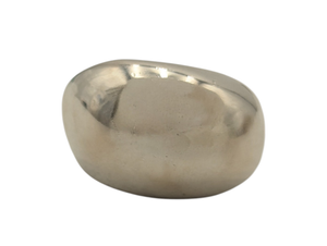 Ring Sterling Silver Large Bubble Shape