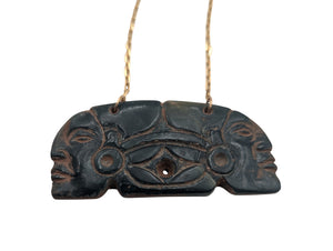 Necklace 14k Yellow Gold Chain Late Classic Maya Jade 600-900CE