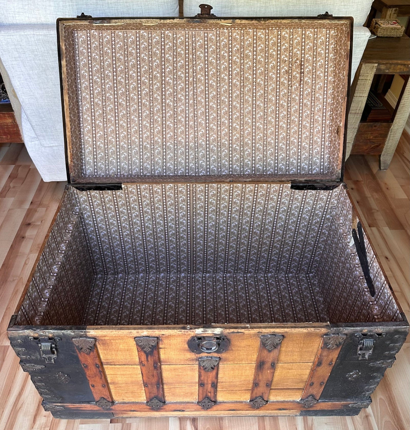 Antique Steamer Trunk