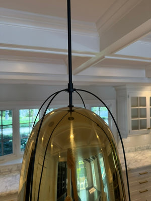Haleigh 12" Pendant, Metal Shade