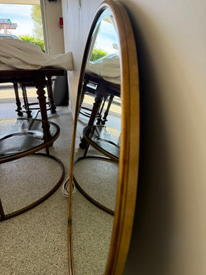 Wisteria 38" Brass Gold Frame Mirror