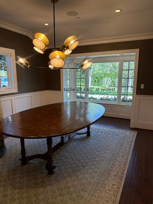 Charles Pollock antiqued dining table