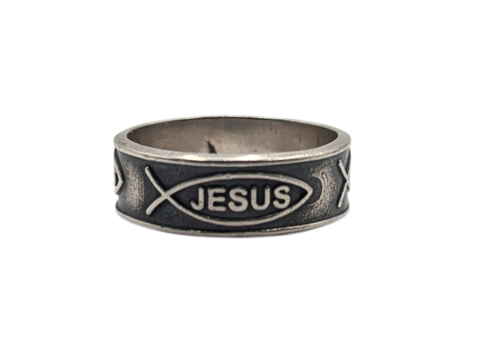 Ichthys Strerling Silver Ring