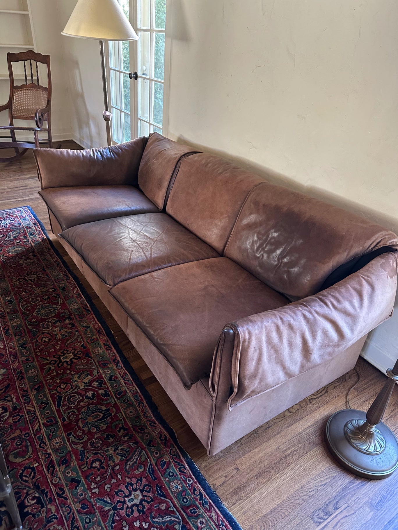 Niels Bendtsen for Niels Eilersen Lotus Danish Leather Sofa