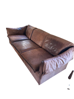 Niels Bendtsen for Niels Eilersen Lotus Danish Leather Sofa