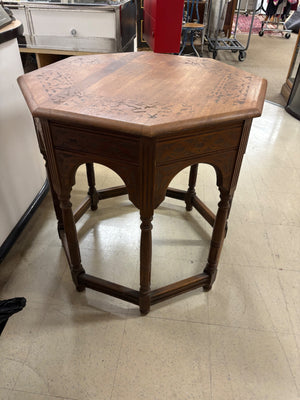 Octagonal End Table