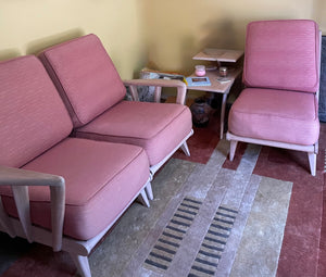 Haywood Wakefield three Piece  Sofa & Matching Side Table