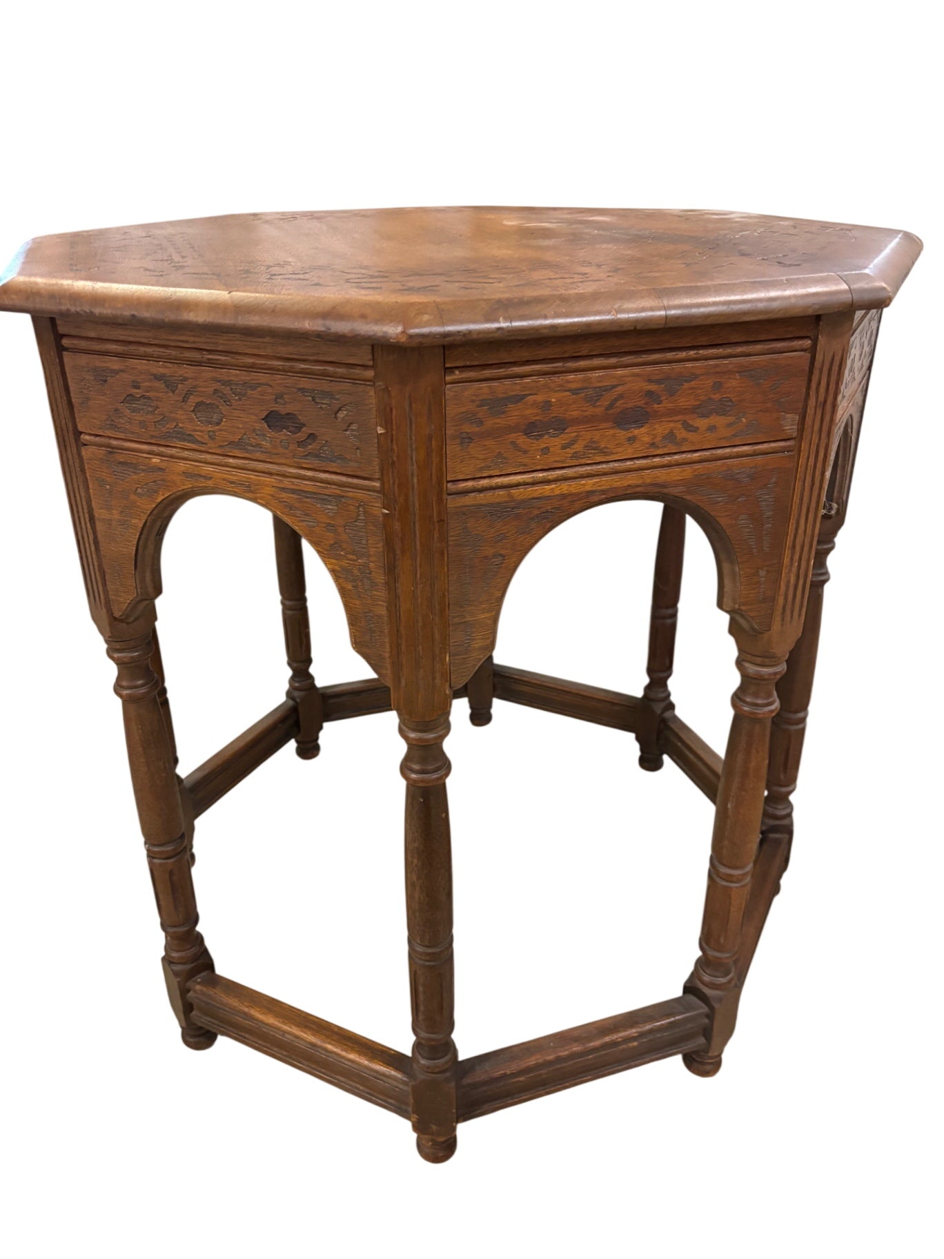 Octagonal End Table
