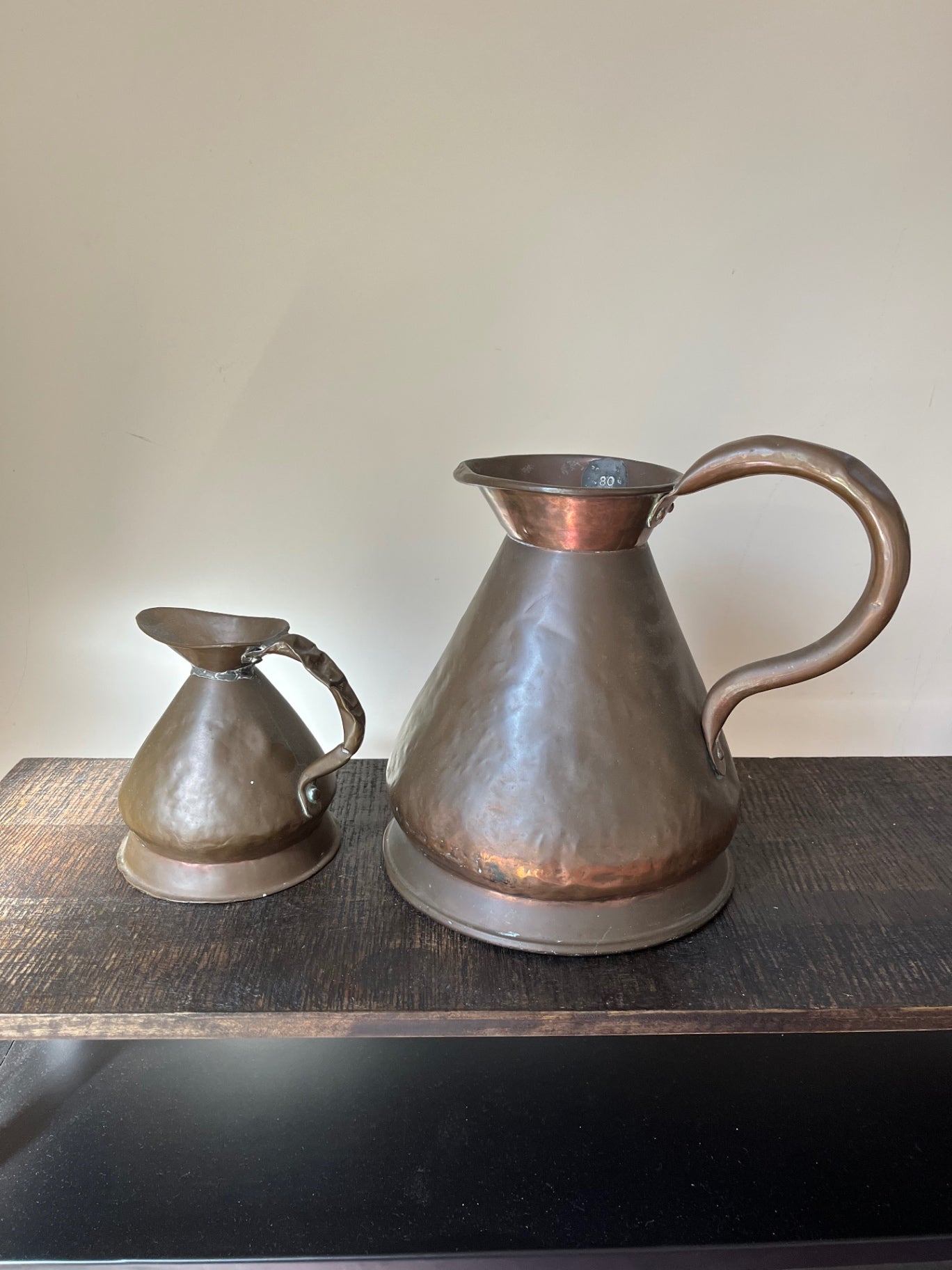 Set of Antique English Harvest Jugs