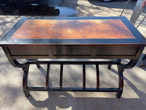 Chinese Ming-Style Black Lacquer Console / Desk