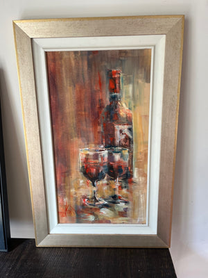 Wine Bottle painting