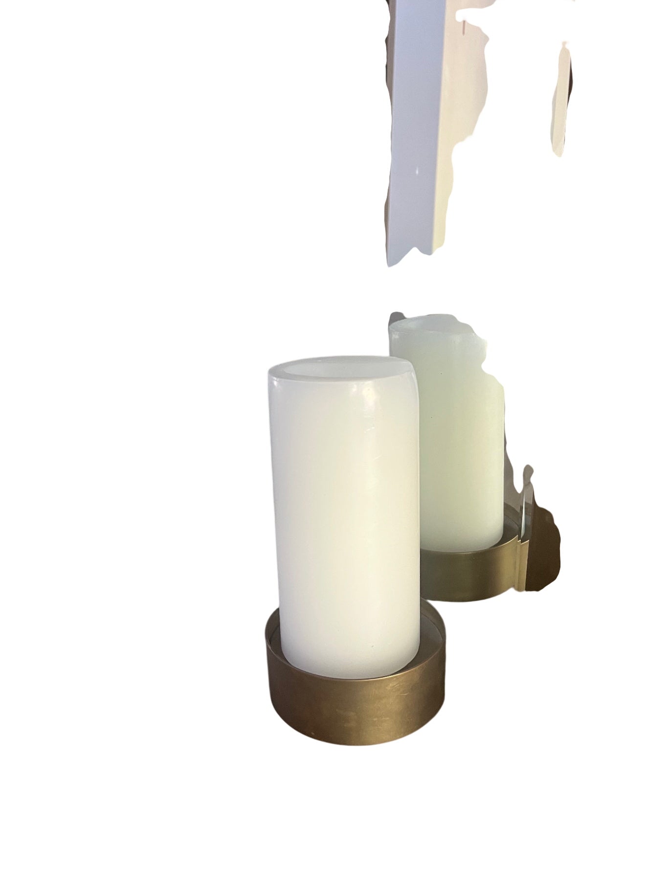 Chapman 1983 bronze mirrored sconces (PAIR)