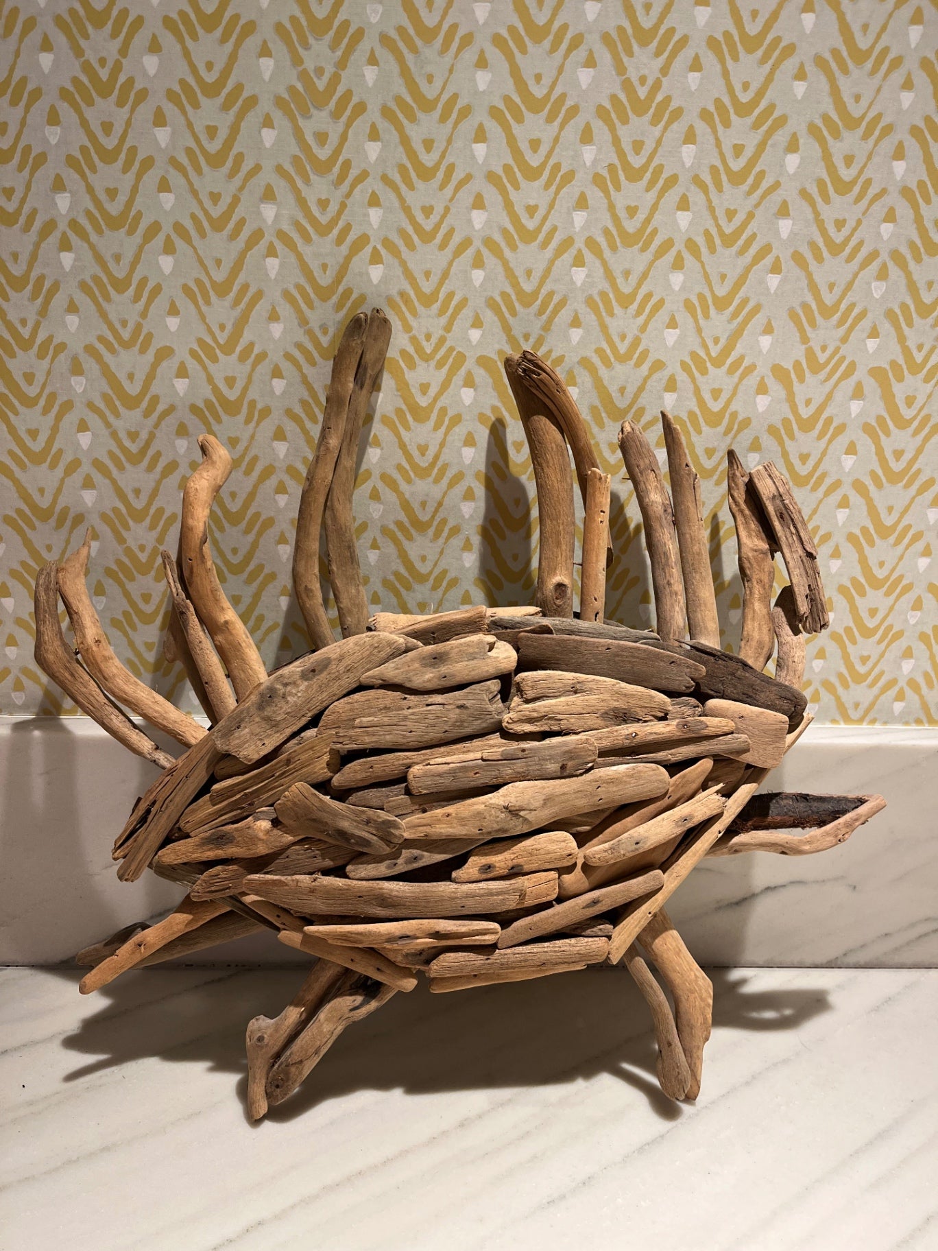 Crab wall hanging Beach Folk Art