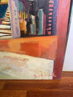 Fred Gowland Mediterranean Boat Scene