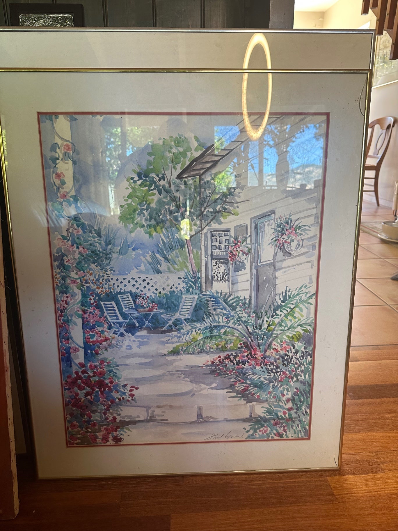 Fred Gowland Cottage Painting