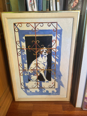 Fred Gowland Dog Painting
