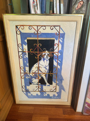 Fred Gowland Dog Painting