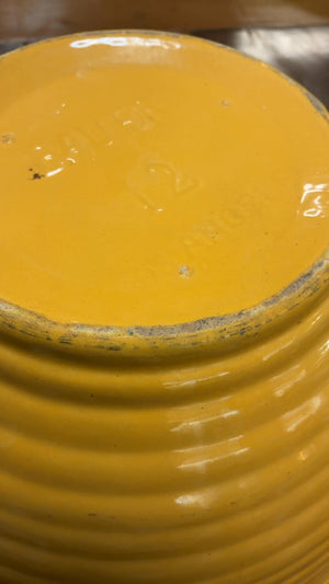 Vintage Bauer Ringware Yellow Mixing Bowl