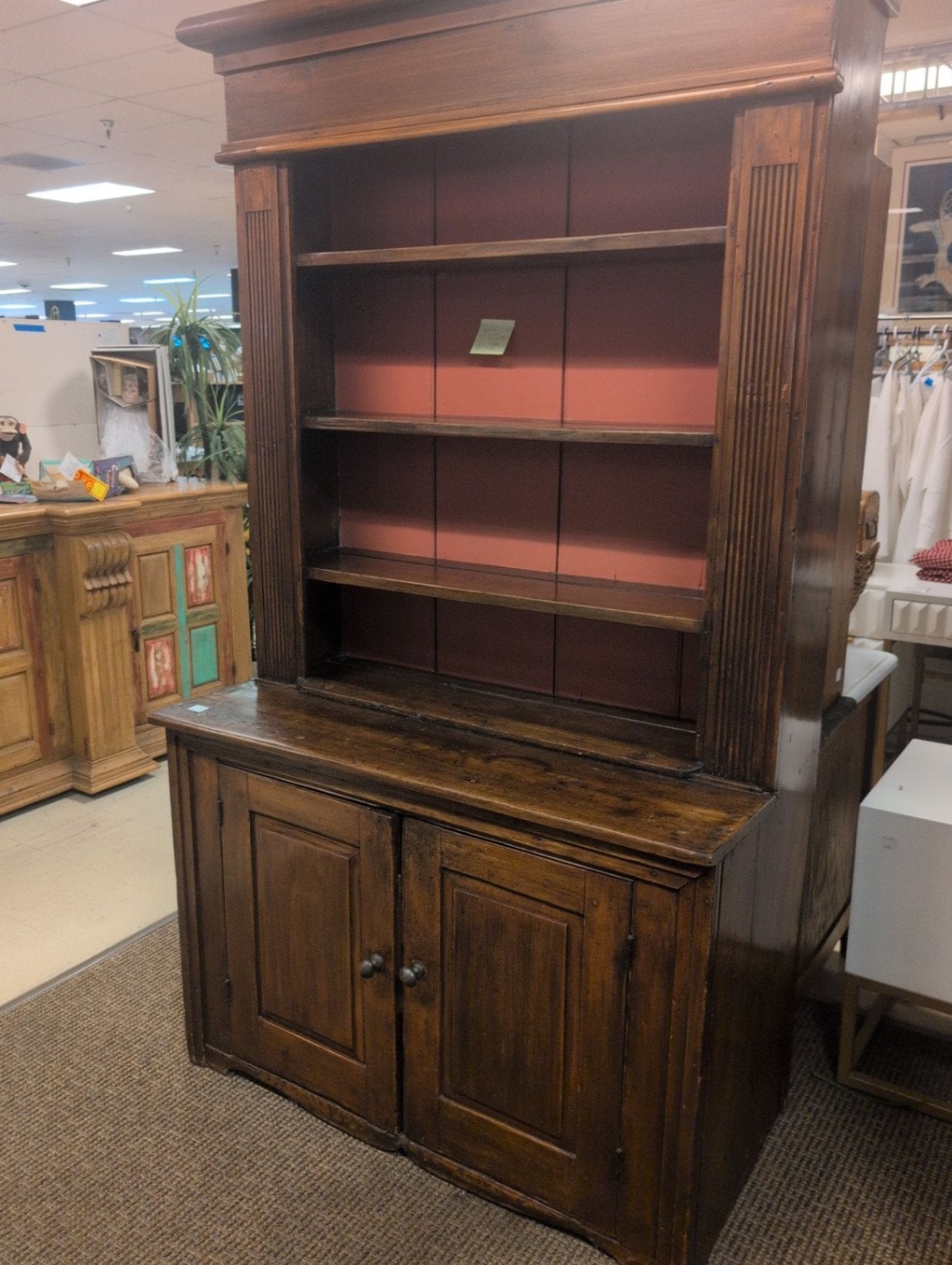 Beautiful Old English Hutch