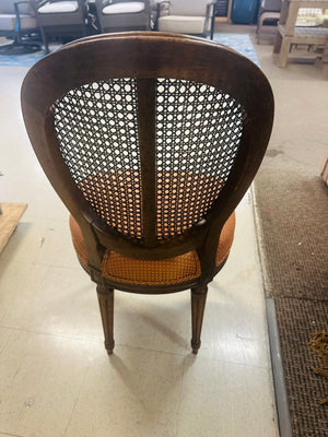 French Cane Back Dining Chairs (set of 8)