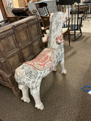 Wood Carved Bali Horse